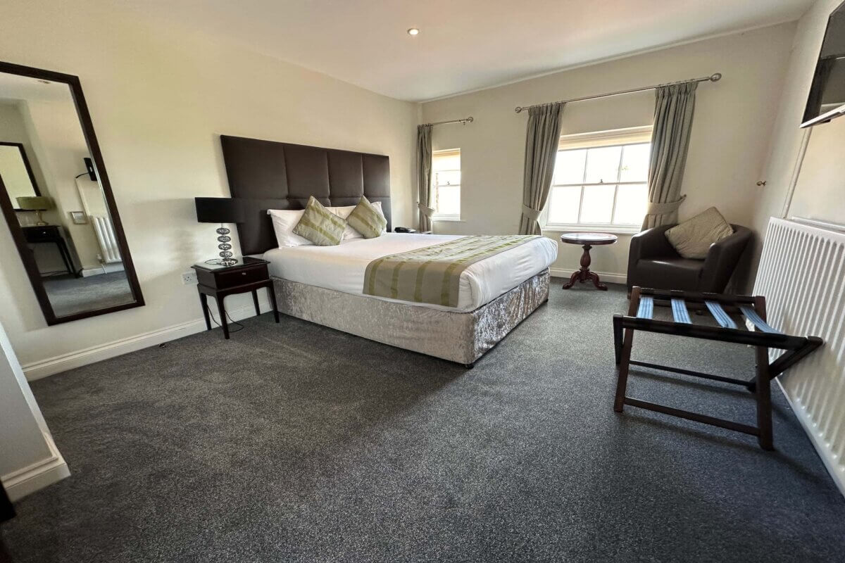 New bedroom carpets at Hadley Park House Hotel